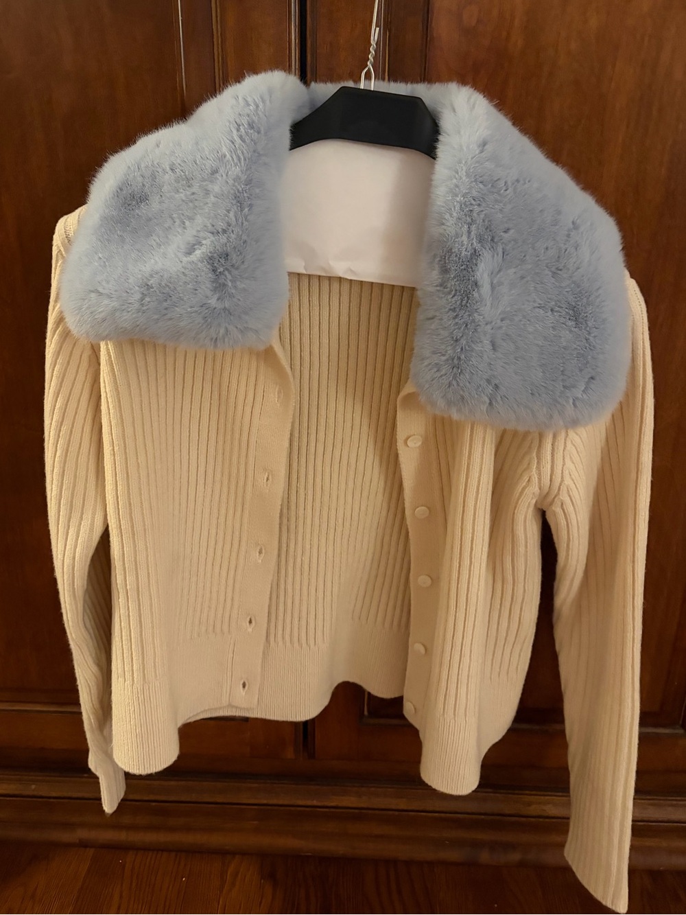 Zara Fur Collar Sweater